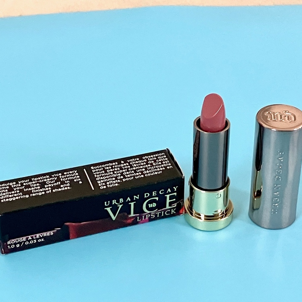 💎 Free w/$45 - BACKTALK Urban Decay Vice Lipstick Comfort Matte Travel Mini - Picture 2 of 14